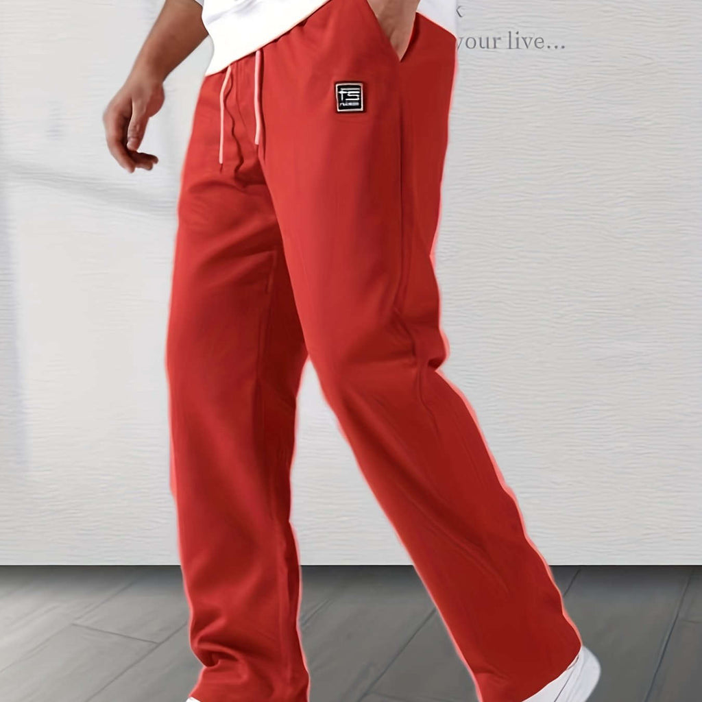 Fashionable Casual Long Pants - Comfortable Polyester for Men & Women   OAXG 