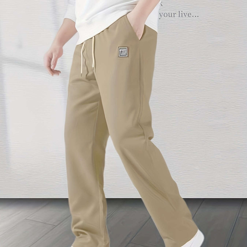 Fashionable Casual Long Pants - Comfortable Polyester for Men & Women   OAXG Tangerine / FR S