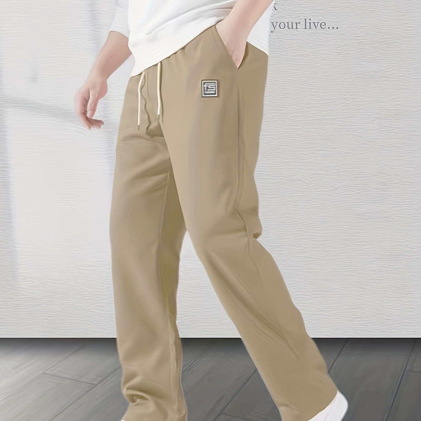 Fashionable Casual Long Pants - Comfortable Polyester for Men & Women   OAXG Tangerine / FR S