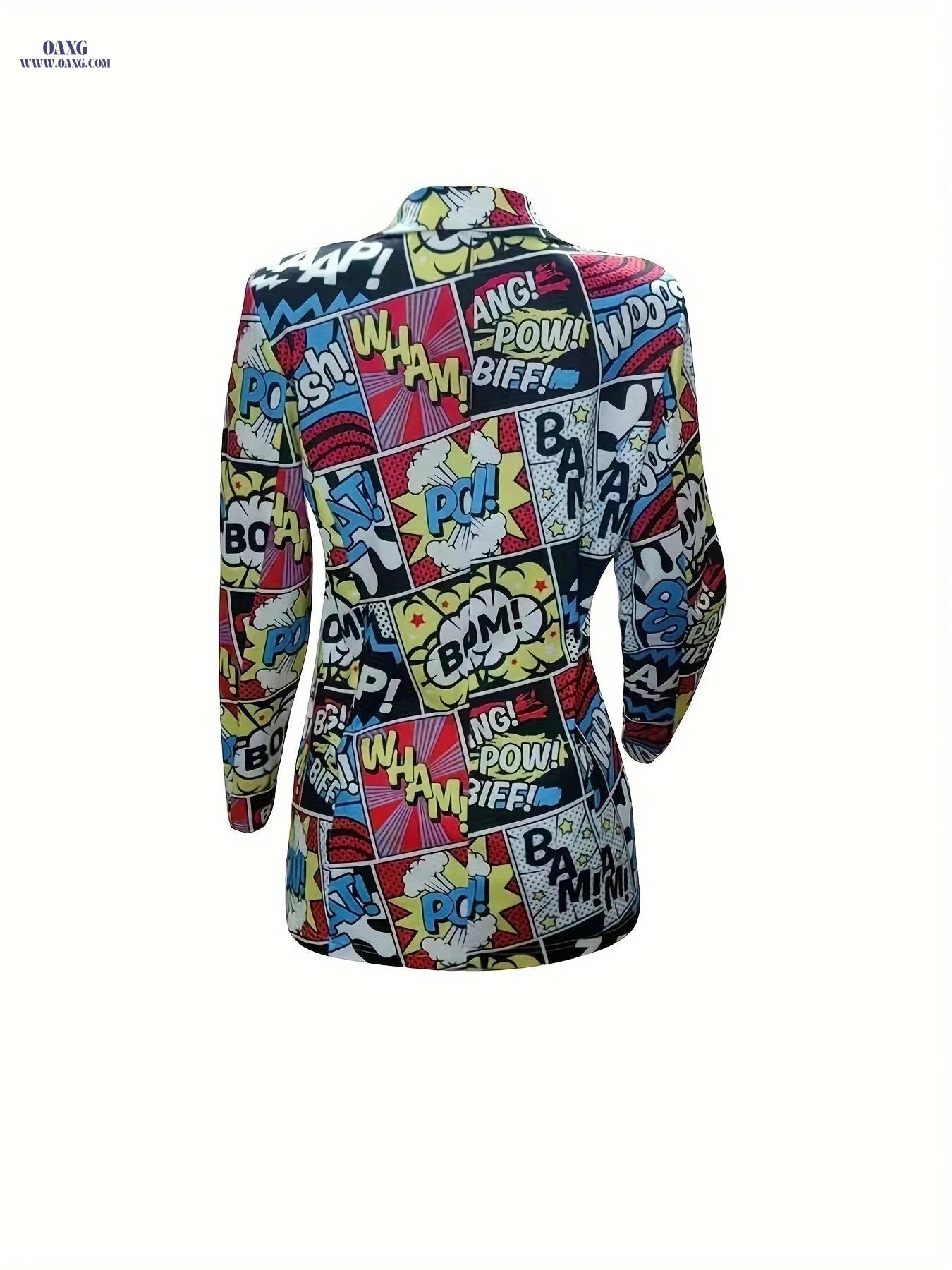 Fashionable Casual Midi Suit for Women - Digital Print, Loose Fit   OAXG 