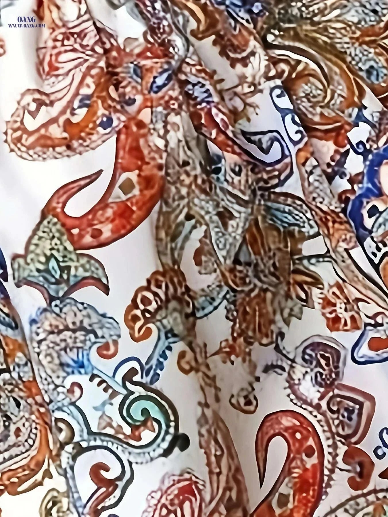 Floral Casual Tank Top for Summer - 100% Polyester, Crew Neck   OAXG Mixed Color / S
