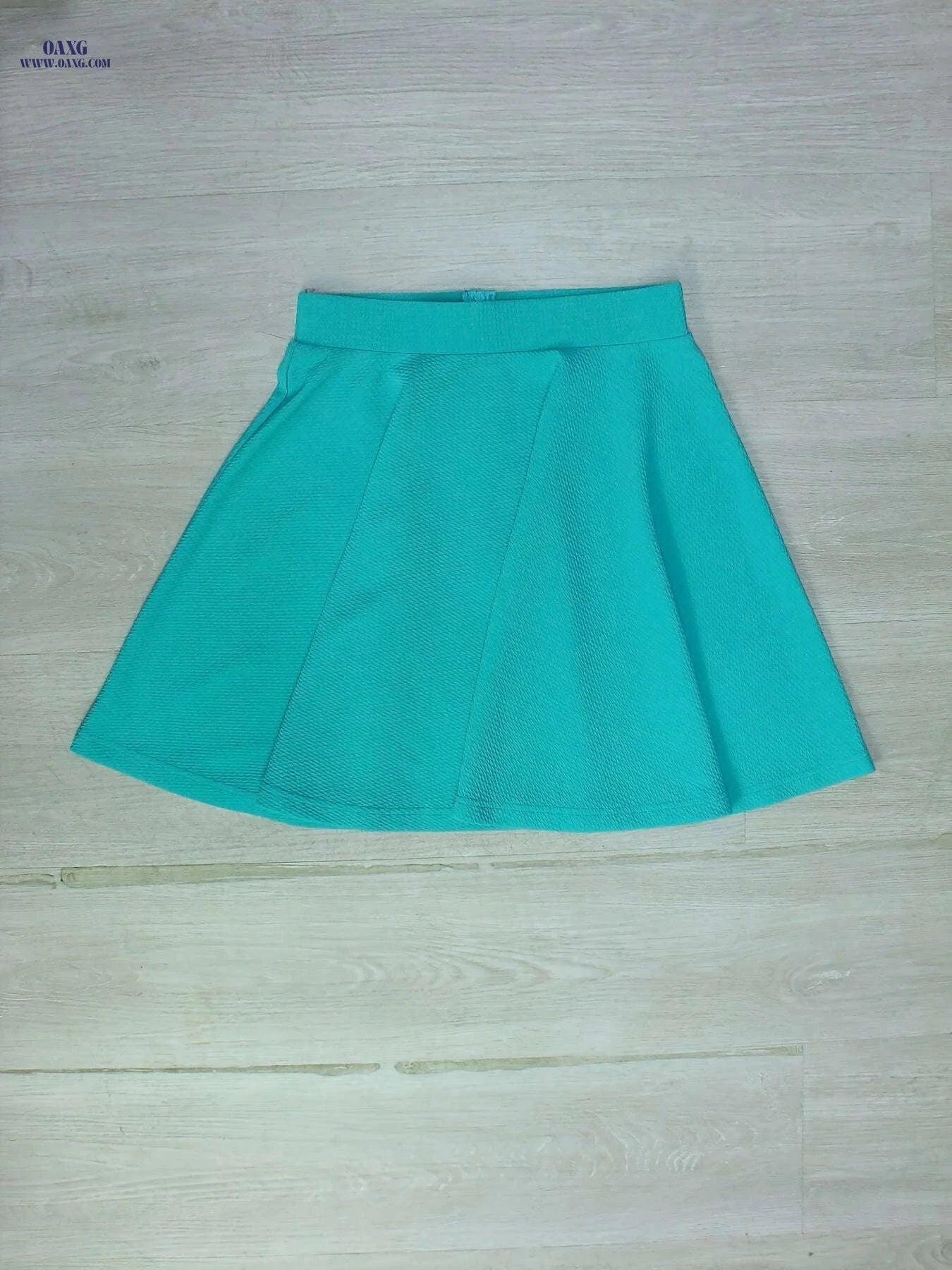 French-Inspired High-Waisted Flared Skirt - Elegant Office & Casual Style   OAXG 