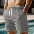 Gengyuan Men's Corduroy Shorts - Stylish, Comfortable & Versatile   OAXG Grey / FR S