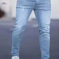 Gengyuan'S Men's Casual High-Stretch Long Pants - Slim Fit Denim   OAXG 