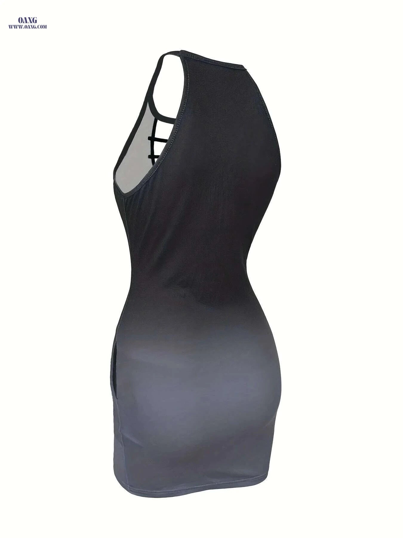 Gradient Off-Shoulder Dress - High Elasticity Fitted for Summer   OAXG Mixed Color / S