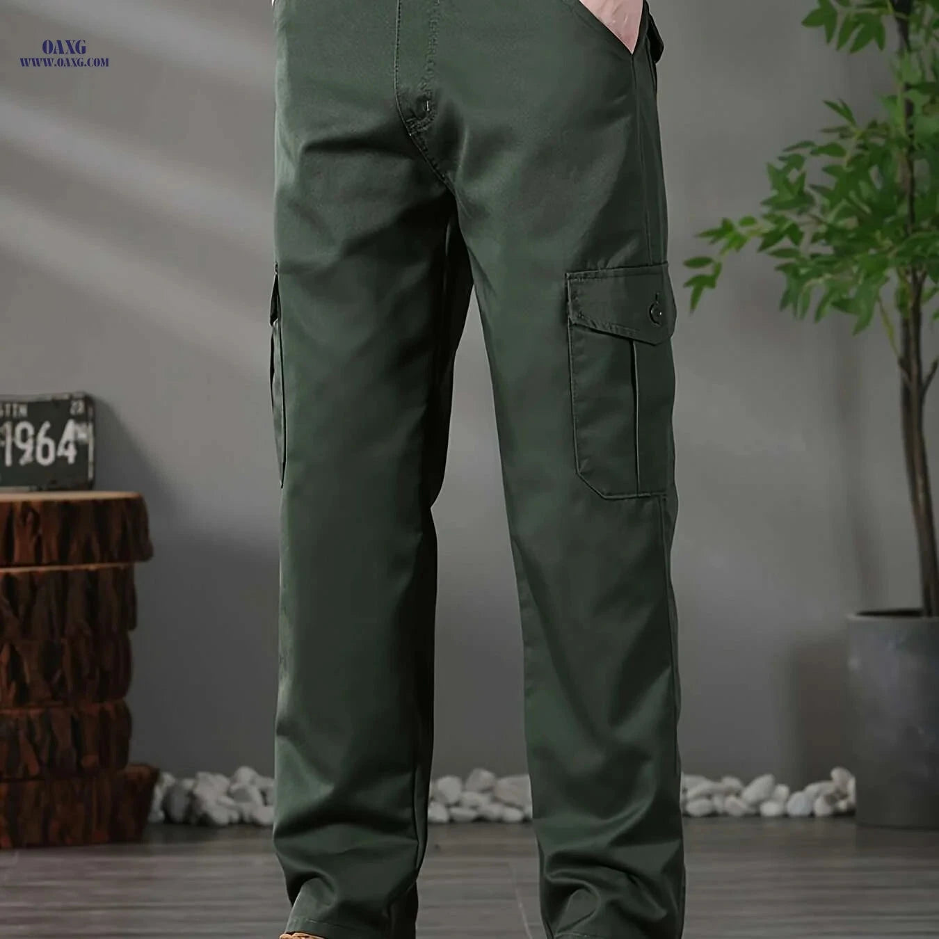 Heavy-Duty Cargo Pants for Men - All-Season Outdoor Utility Wear   OAXG 