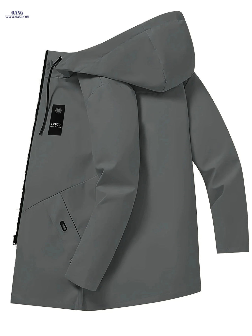 HIDKAT Men's Lightweight Hooded Jacket - Casual Spring & Autumn Wear   OAXG 