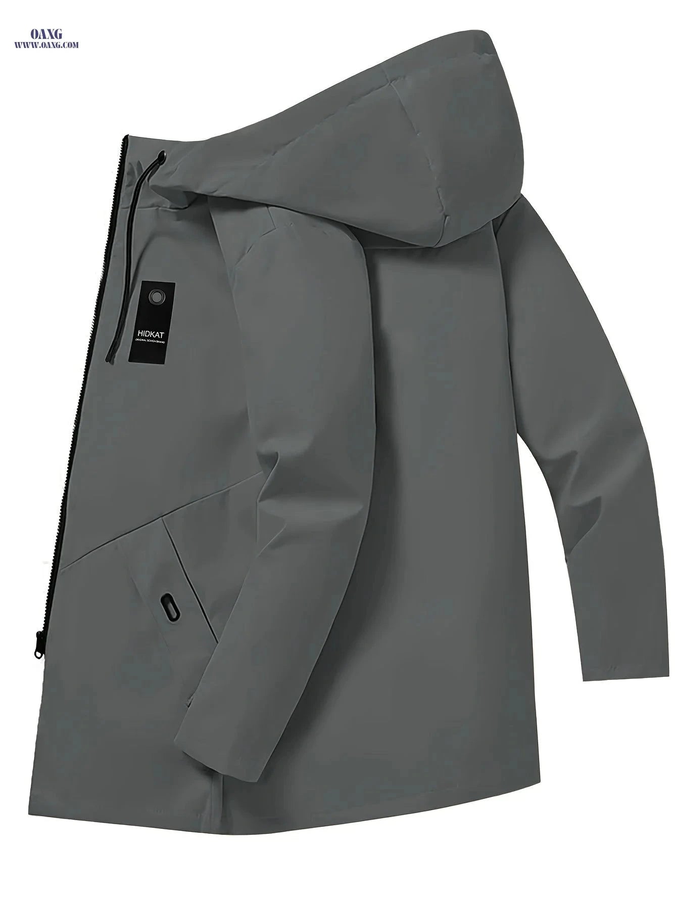 HIDKAT Men's Lightweight Hooded Jacket - Casual Spring & Autumn Wear   OAXG 