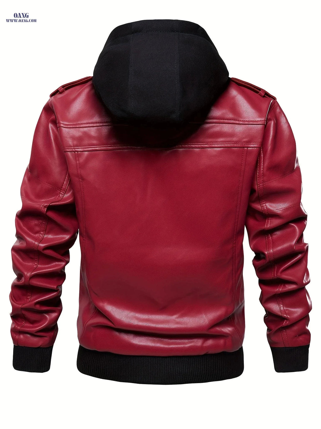 High-End Men's Elegant Jacket - Regular Fit, Hooded Design   OAXG Coffee Brown / FR M
