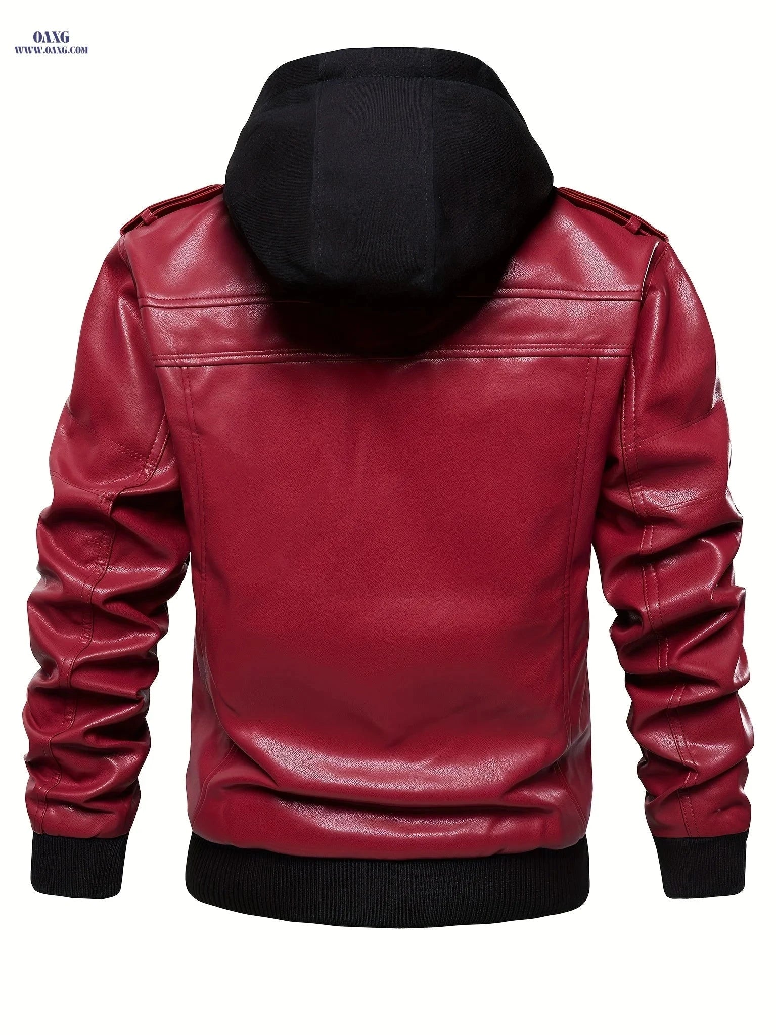 High-End Men's Elegant Jacket - Regular Fit, Hooded Design   OAXG Coffee Brown / FR M