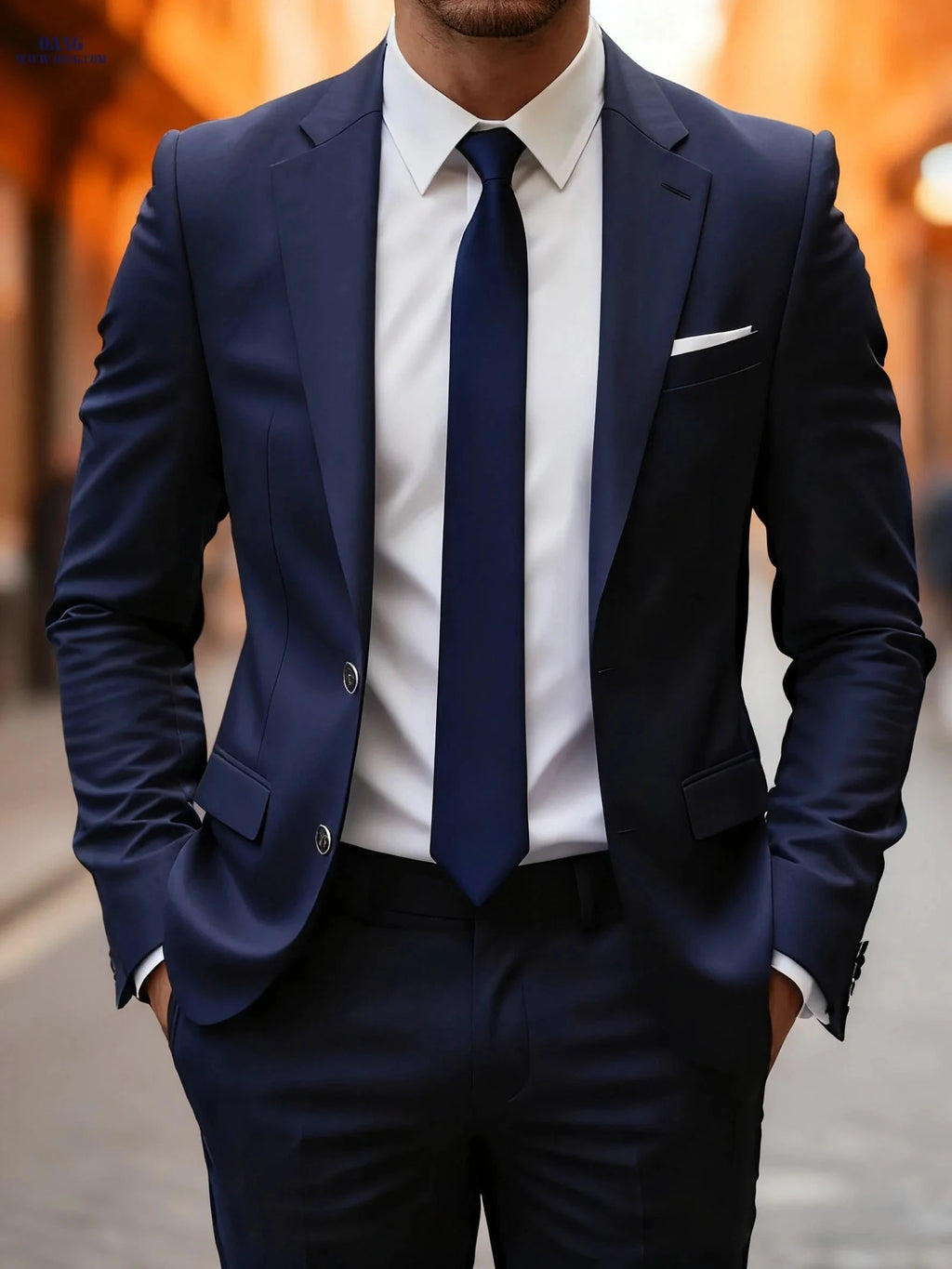 High-Quality Men's Suit Set - Jacket & Pants for Office Style   OAXG Grey / FR S