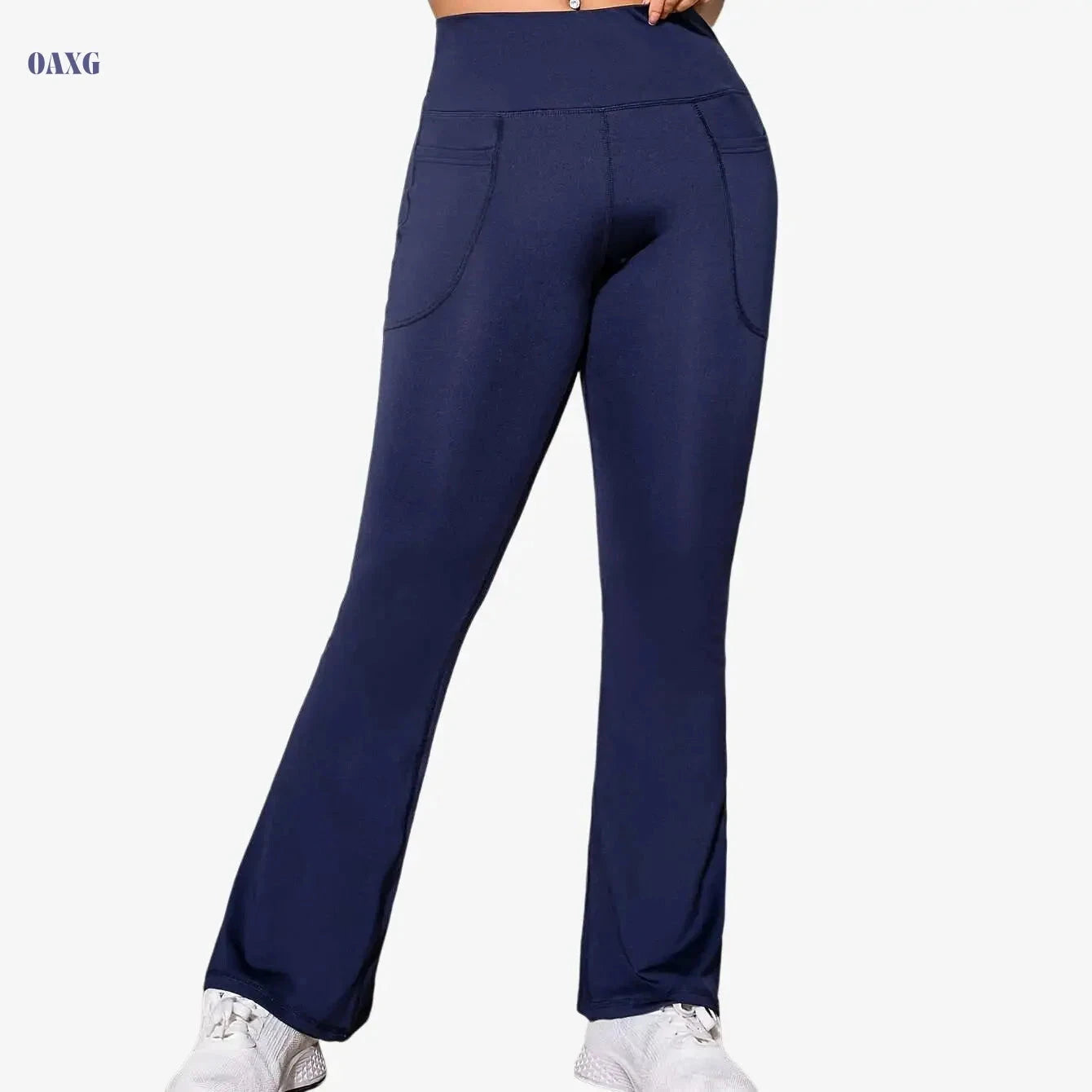 High Stretchy Flare Pants for Women - Butt Lifting Yoga Leggings   OAXG Black / S