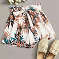 High Waist Floral Print Loose Shorts - Women's Casual Spring Style   OAXG 