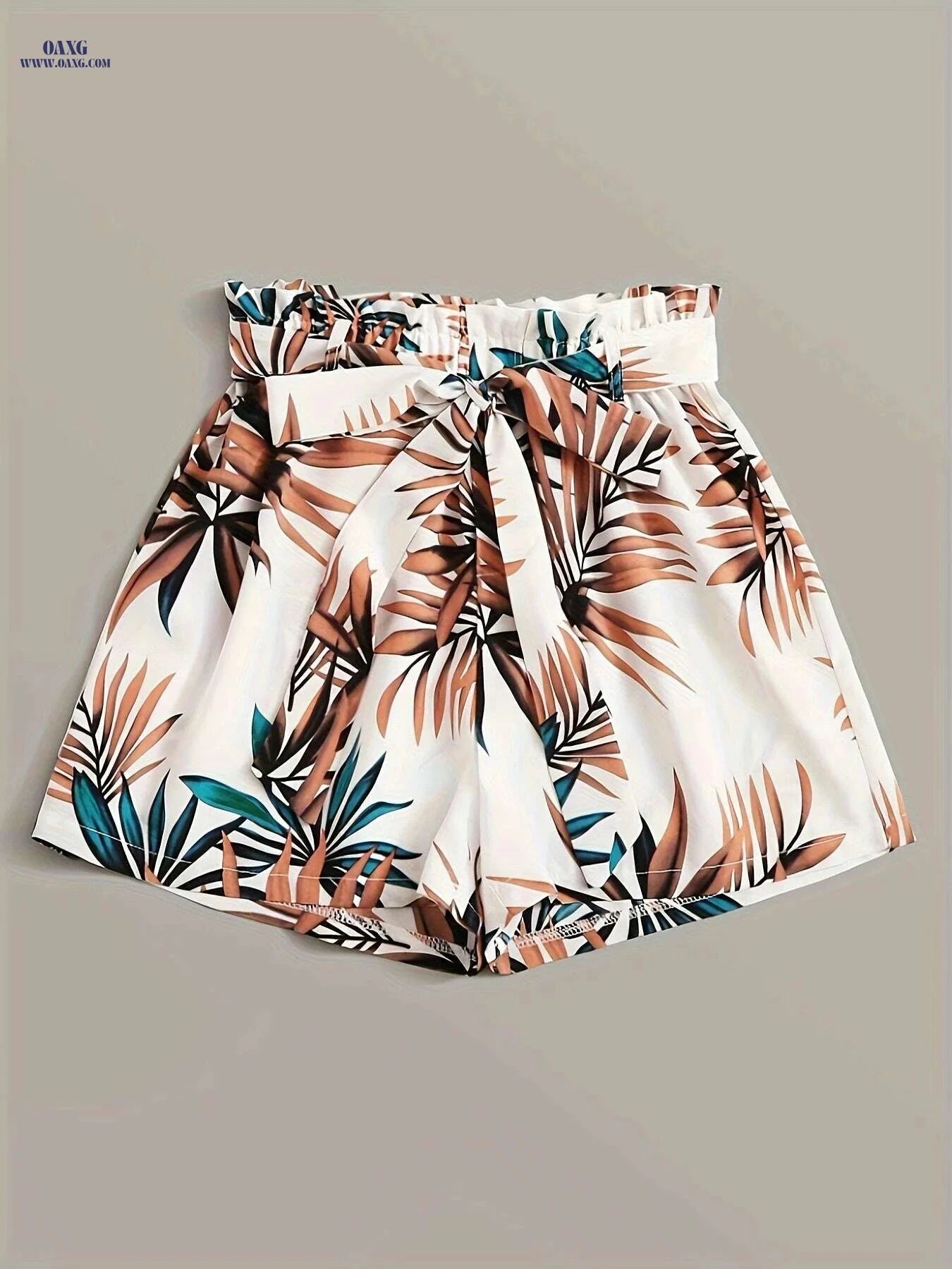 High Waist Floral Print Loose Shorts - Women's Casual Spring Style   OAXG 