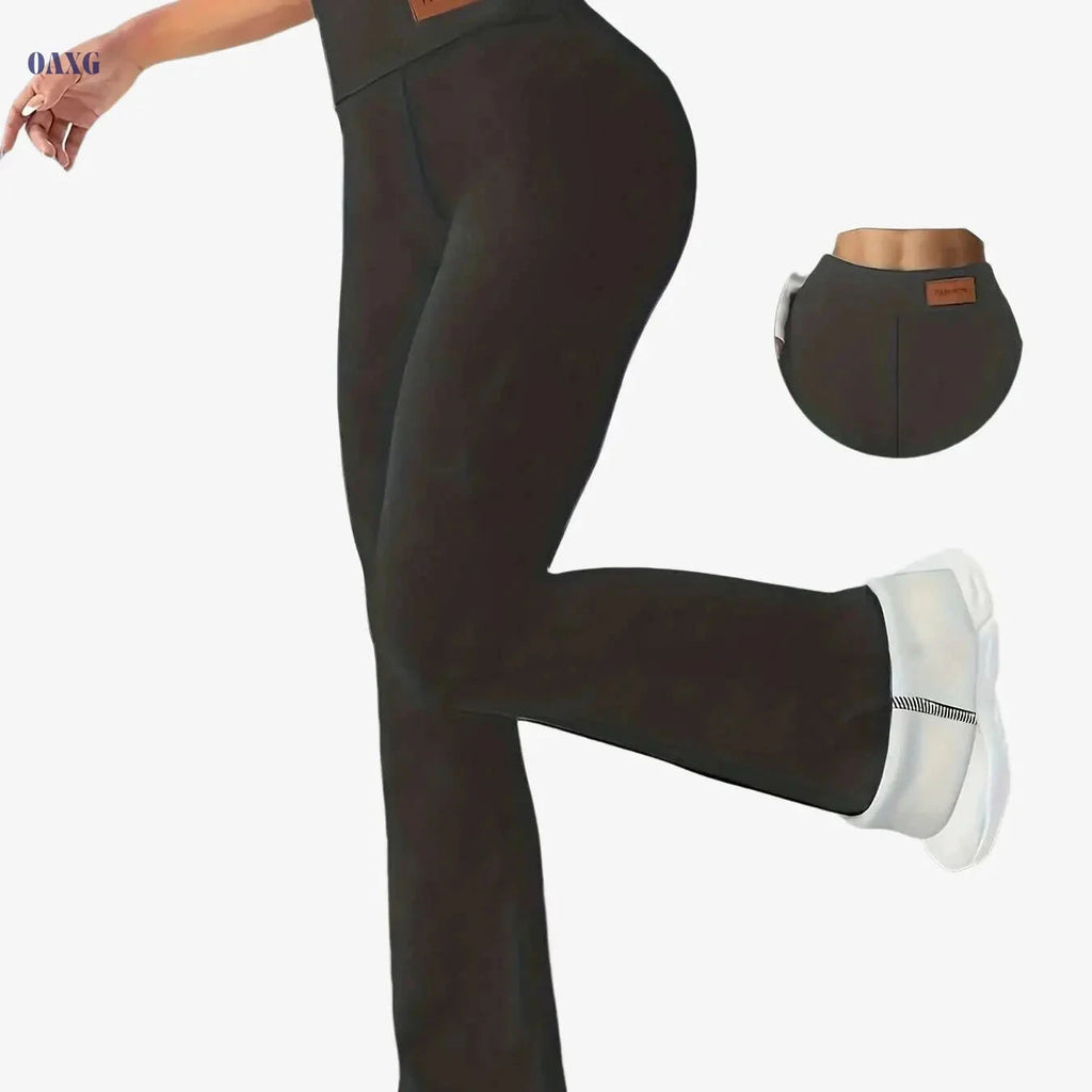 High-Waisted Thermal Leggings - Butt-Lifting Design for Women   OAXG Black / S