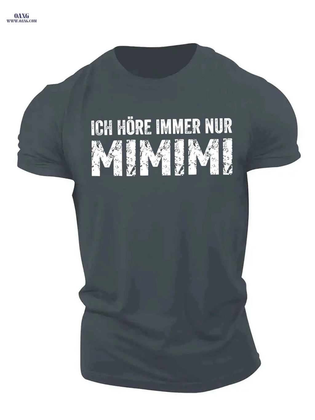 Ich Hore Immer NUR Mimimi Men's T-Shirt - Lightweight Geometric Design   OAXG 