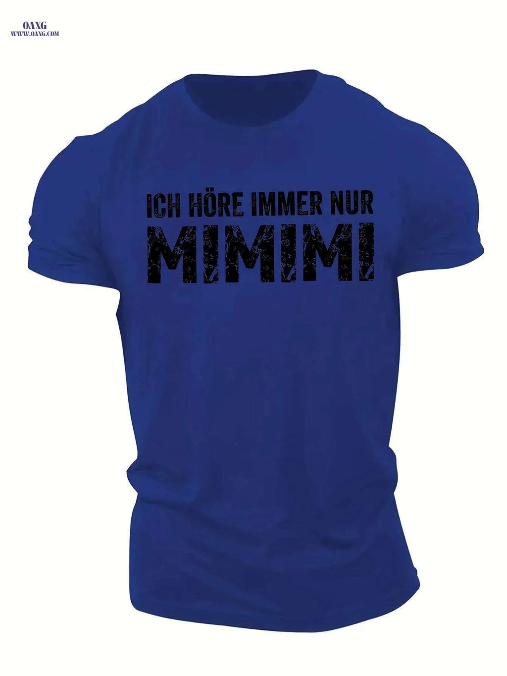 Ich Hore Immer NUR Mimimi Men's T-Shirt - Lightweight Geometric Design   OAXG 