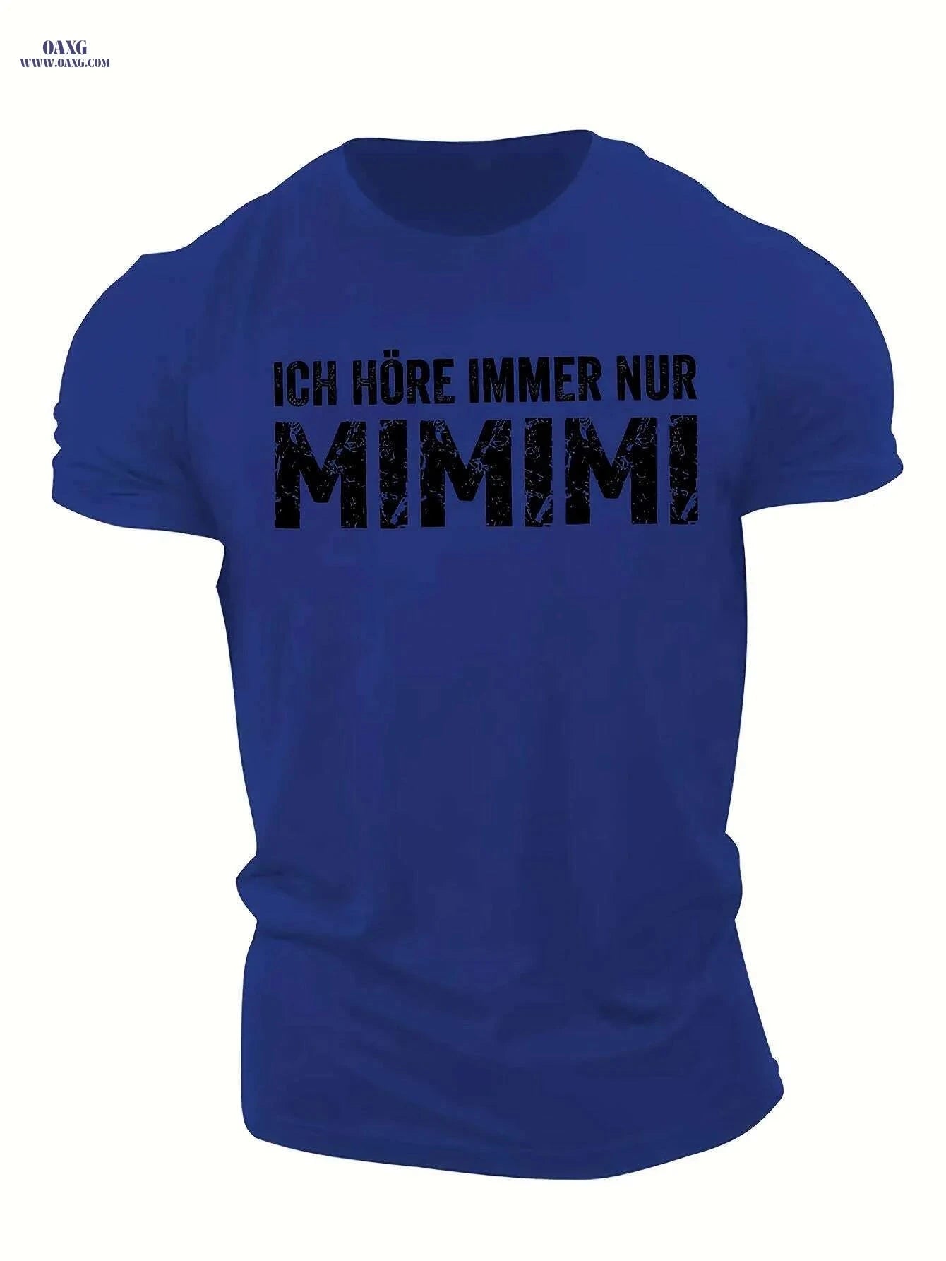 Ich Hore Immer NUR Mimimi Men's T-Shirt - Lightweight Geometric Design   OAXG 