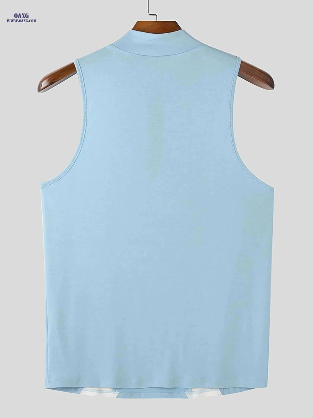 INCERUN Men's Slim Fit Tank Top - Lightweight Color Block Athletic Wear   OAXG Red / S