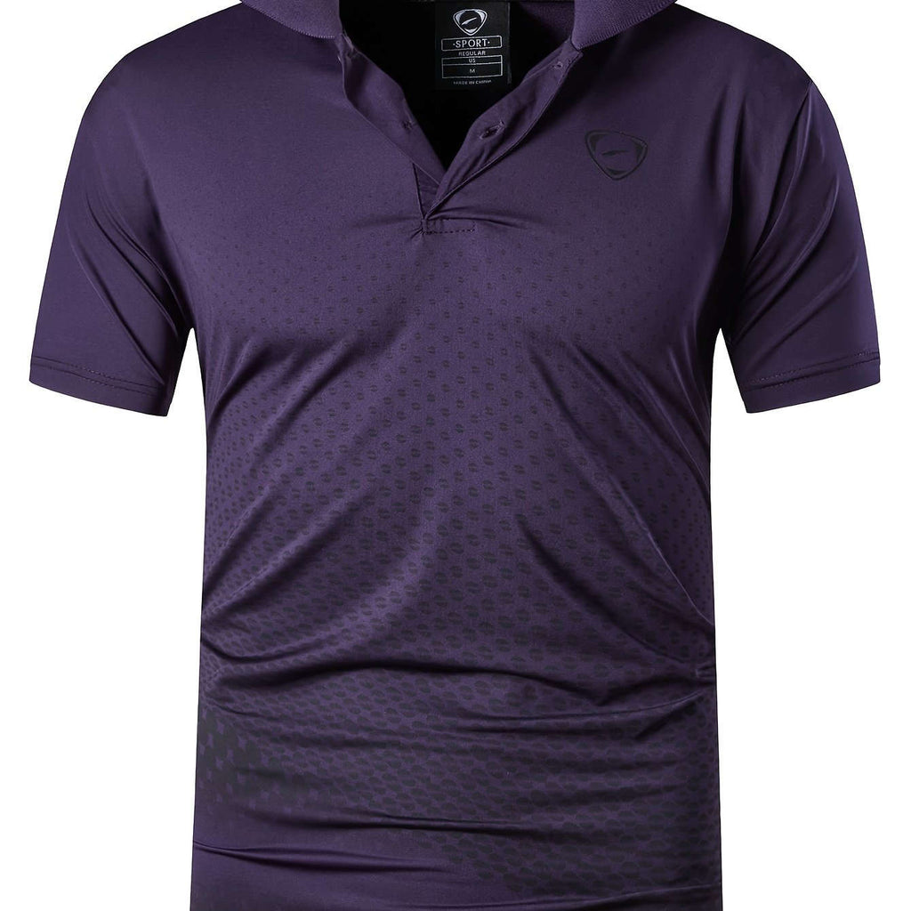JEANSIAN Men's Short Sleeve Sport Tee - Lightweight Golf & Tennis Shirt   OAXG Red / S