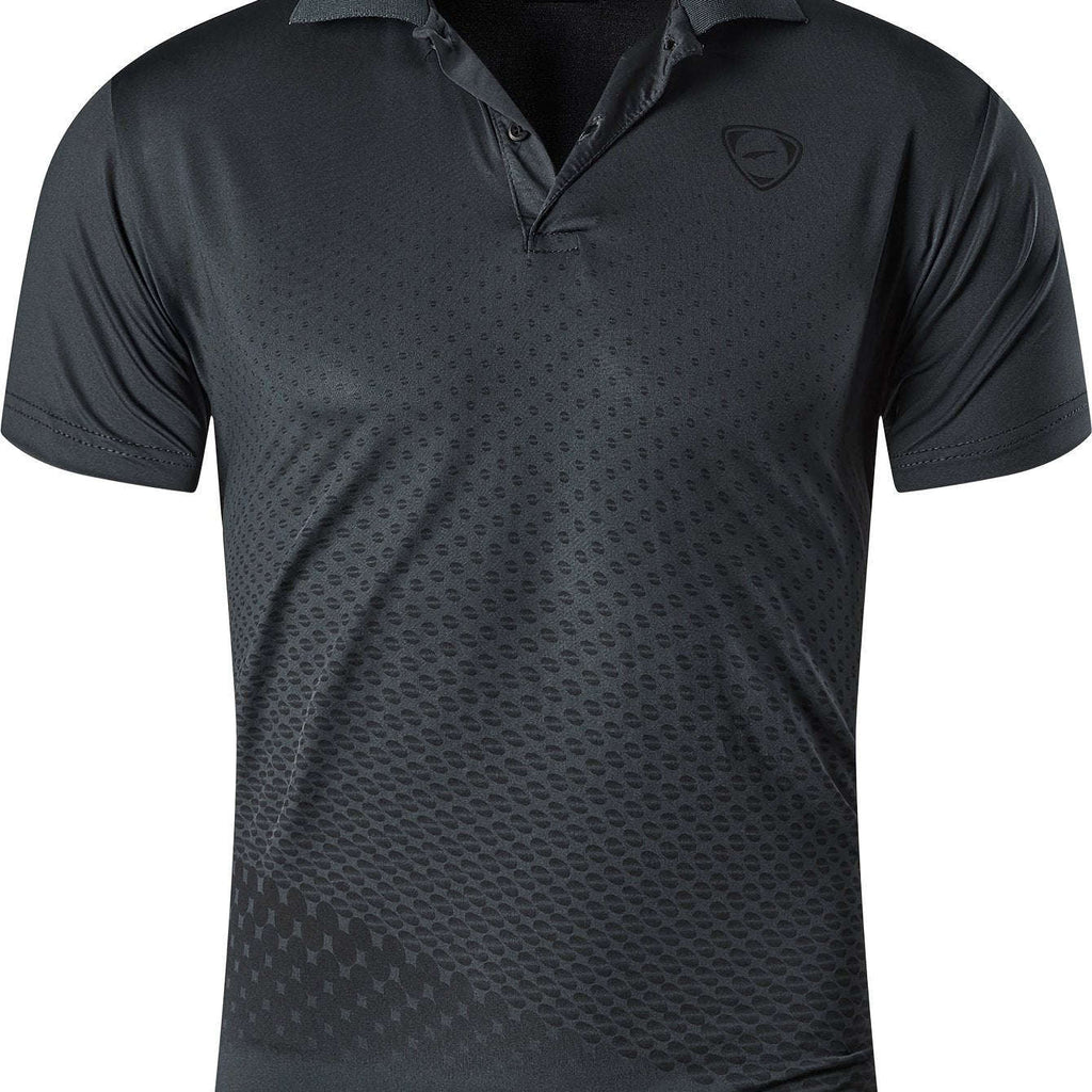 JEANSIAN Men's Short Sleeve Sport Tee - Lightweight Golf & Tennis Shirt   OAXG Red / S