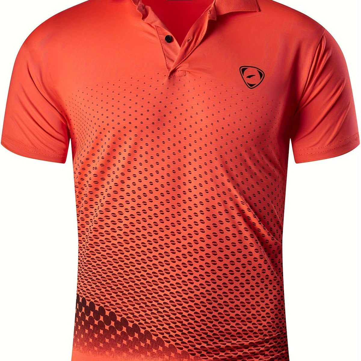 JEANSIAN Men's Short Sleeve Sport Tee - Lightweight Golf & Tennis Shirt   OAXG Red / S
