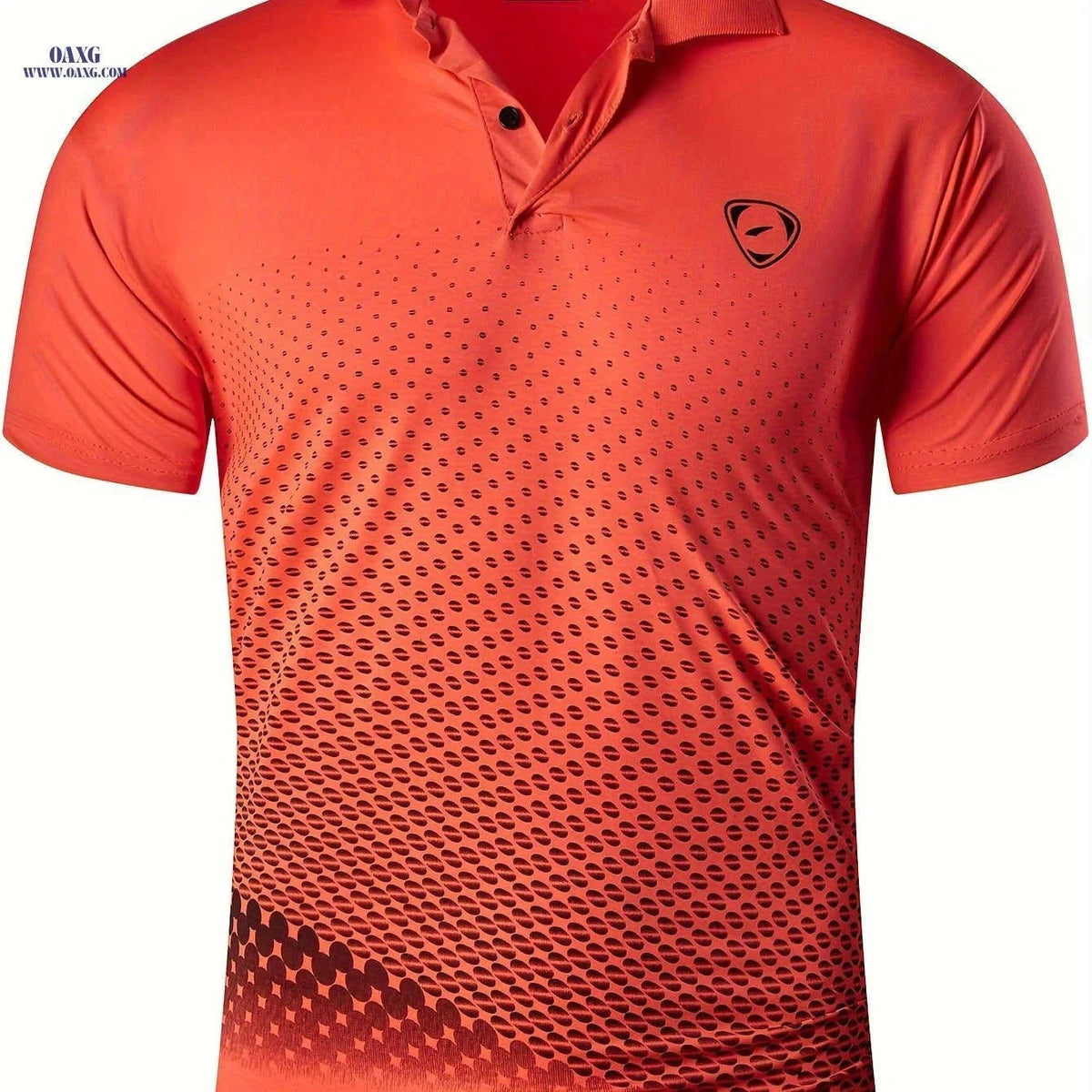 JEANSIAN Men's Short Sleeve Sport Tee - Lightweight Golf & Tennis Shirt   OAXG Red / S