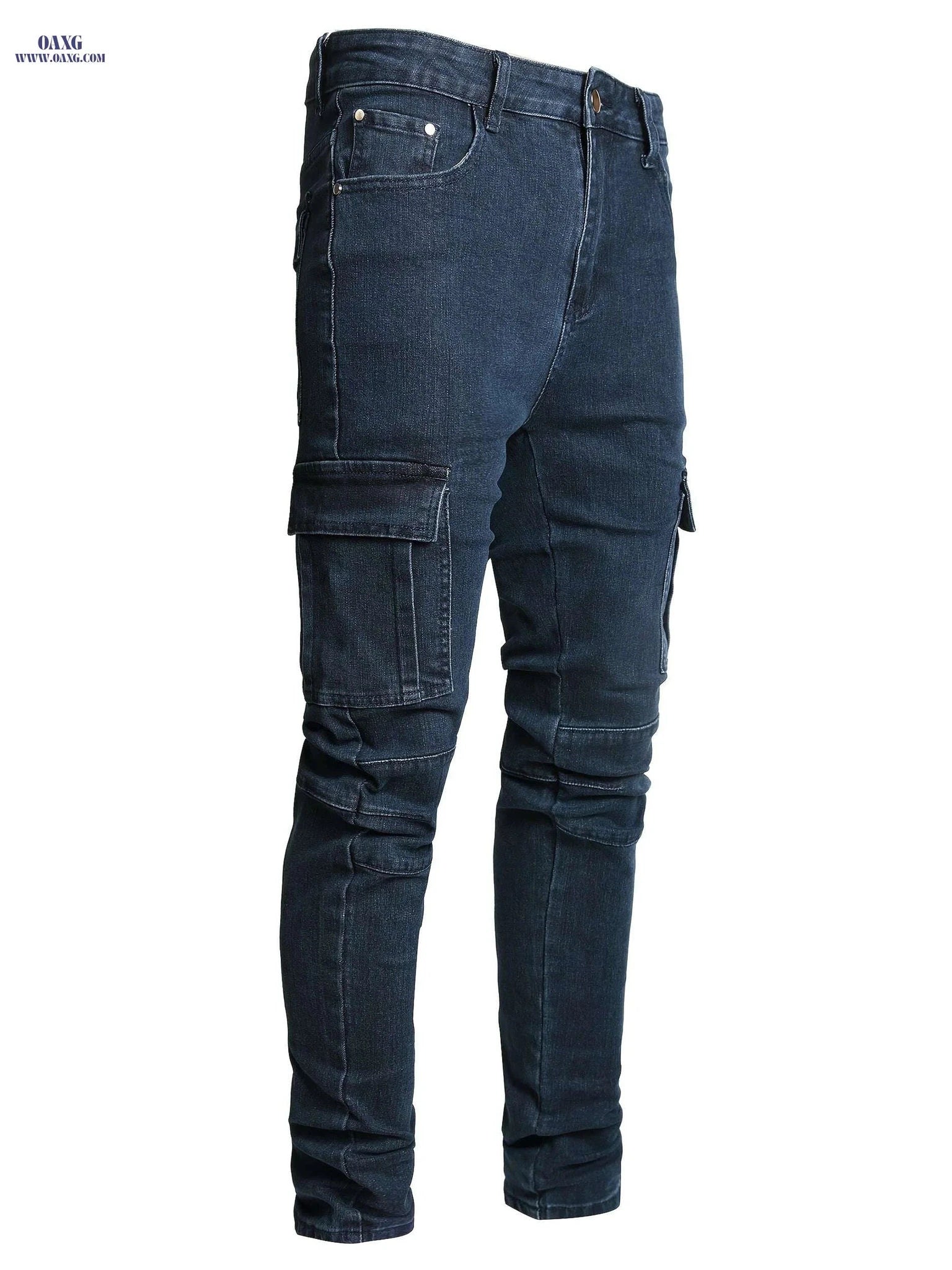 JUNBAOSS Men's Slim Fit Ripped Skinny Jeans - Casual Fashion Style   OAXG Black / 28