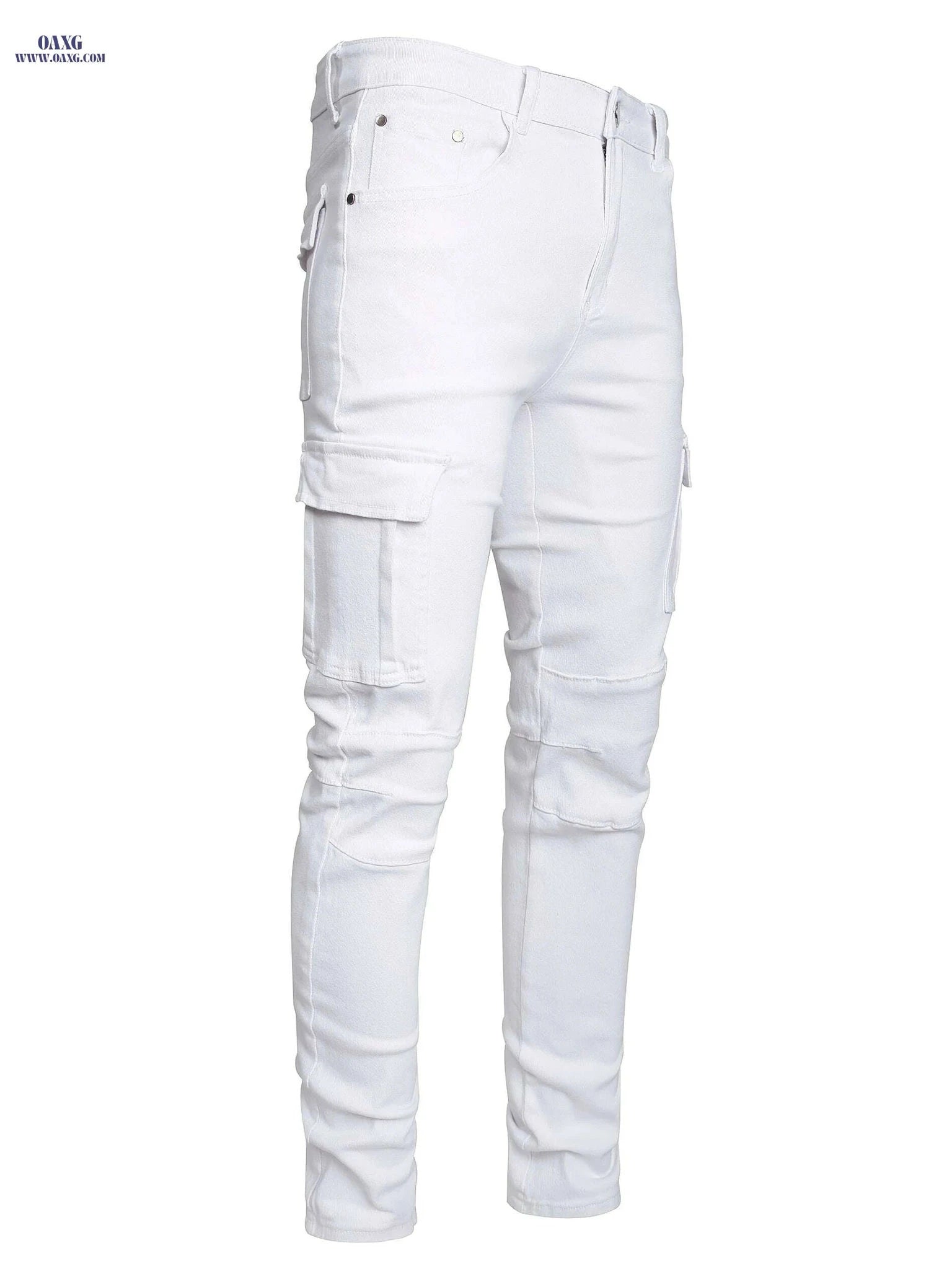 JUNBAOSS Men's Slim Fit Ripped Skinny Jeans - Casual Fashion Style   OAXG Black / 28