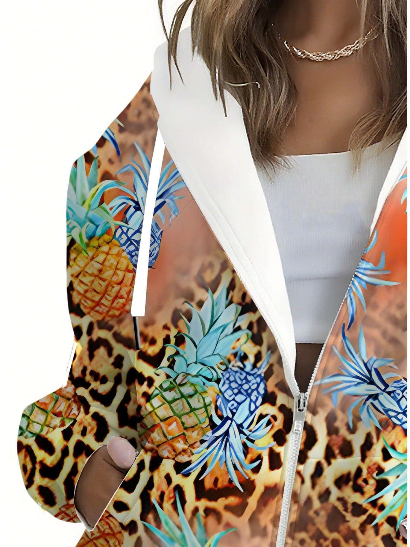 KLAYSE Sweatshirt à Capuche Femme - Floral 3D Imprimé, Automne   OAXG Mixed Color / XXS