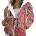 KLAYSE Sweatshirt à Capuche Floral 3D - Casual, Regular Fit, Poches   OAXG Mixed Color / XXS
