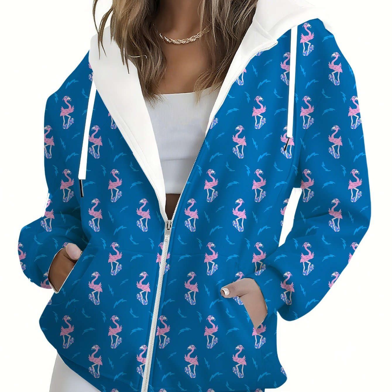 KLAYSE Sweatshirt à Capuche Floral 3D - Chic et Confortable pour Femme   OAXG Mixed Color / XXS