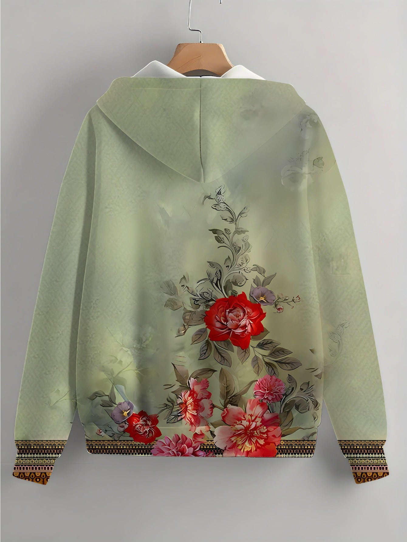 KLAYSE Sweatshirt à Capuche Floral 3D - Mode Automne/Hiver Femme   OAXG Mixed Color / XXS