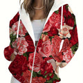 KLAYSE Sweatshirt à Capuche Imprimé Floral Femme - Automne/Hiver   OAXG Mixed Color / XXS