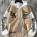 LA Baseball Jacket - Trendy American Street Style for Men   OAXG 