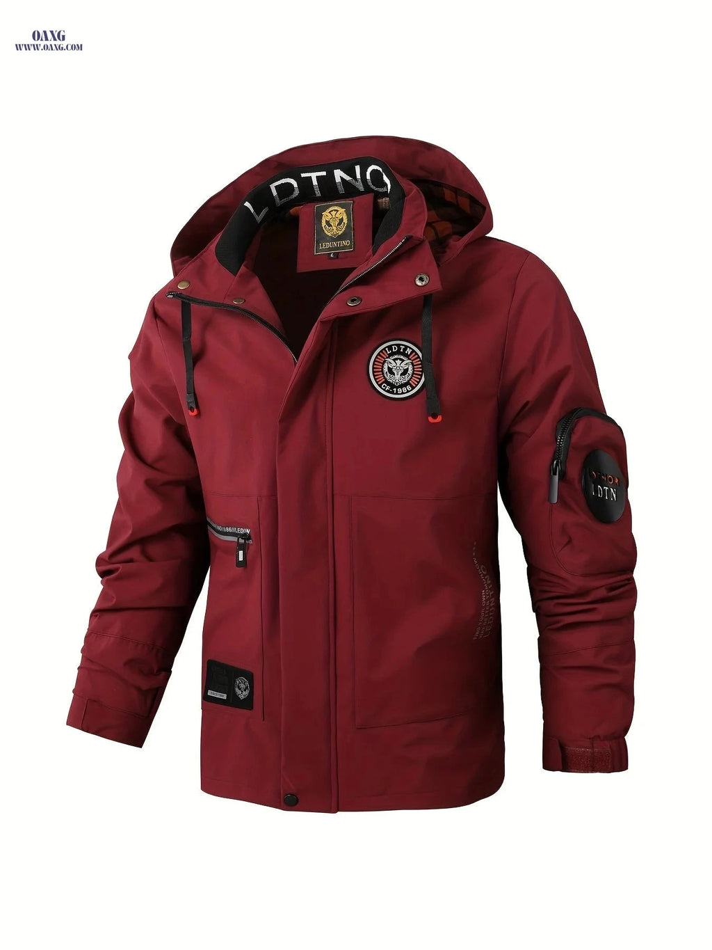 LEDUNTINO Men’s Casual Windbreaker Jacket - Spring & Fall Style   OAXG 