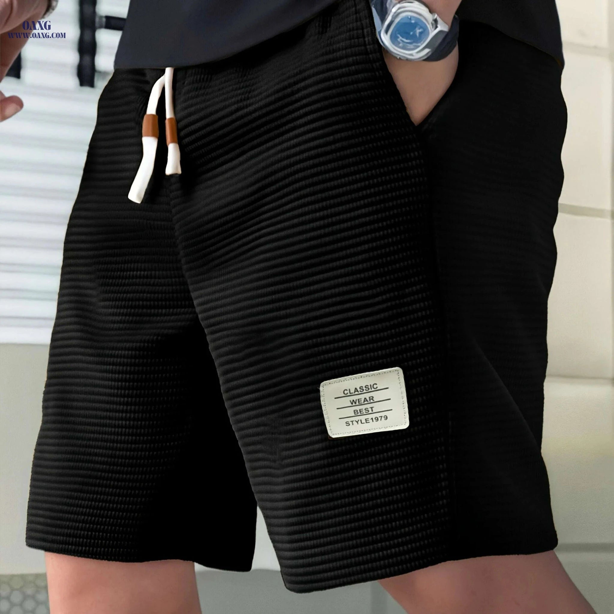 Lightweight Breathable Summer Shorts for Men - Casual Fit, Utility Pockets   OAXG Coffee color / XS