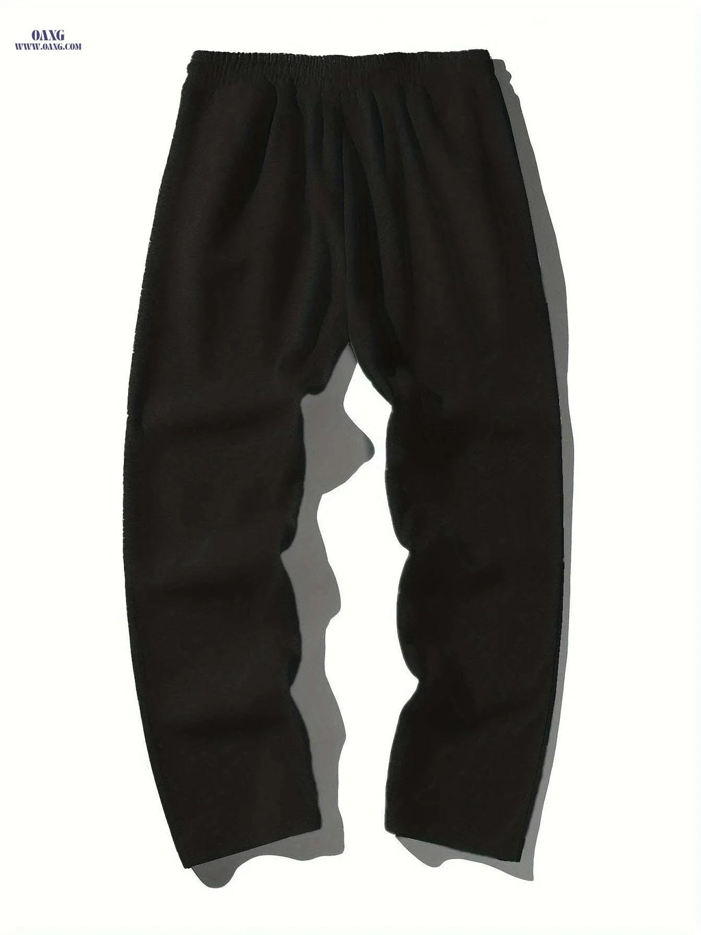 Lightweight Casual Men's Sweatpants - Loose Fit Drawstring for Comfort   OAXG Black / S