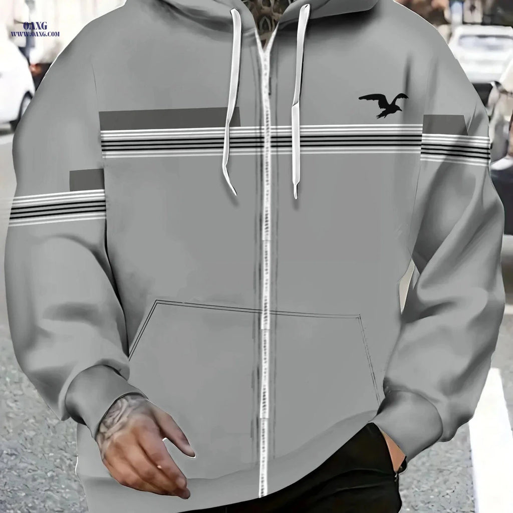 Lightweight Gray Hoodie - Durable & Breathable for Outdoor Activities   OAXG Multicolor / FR M