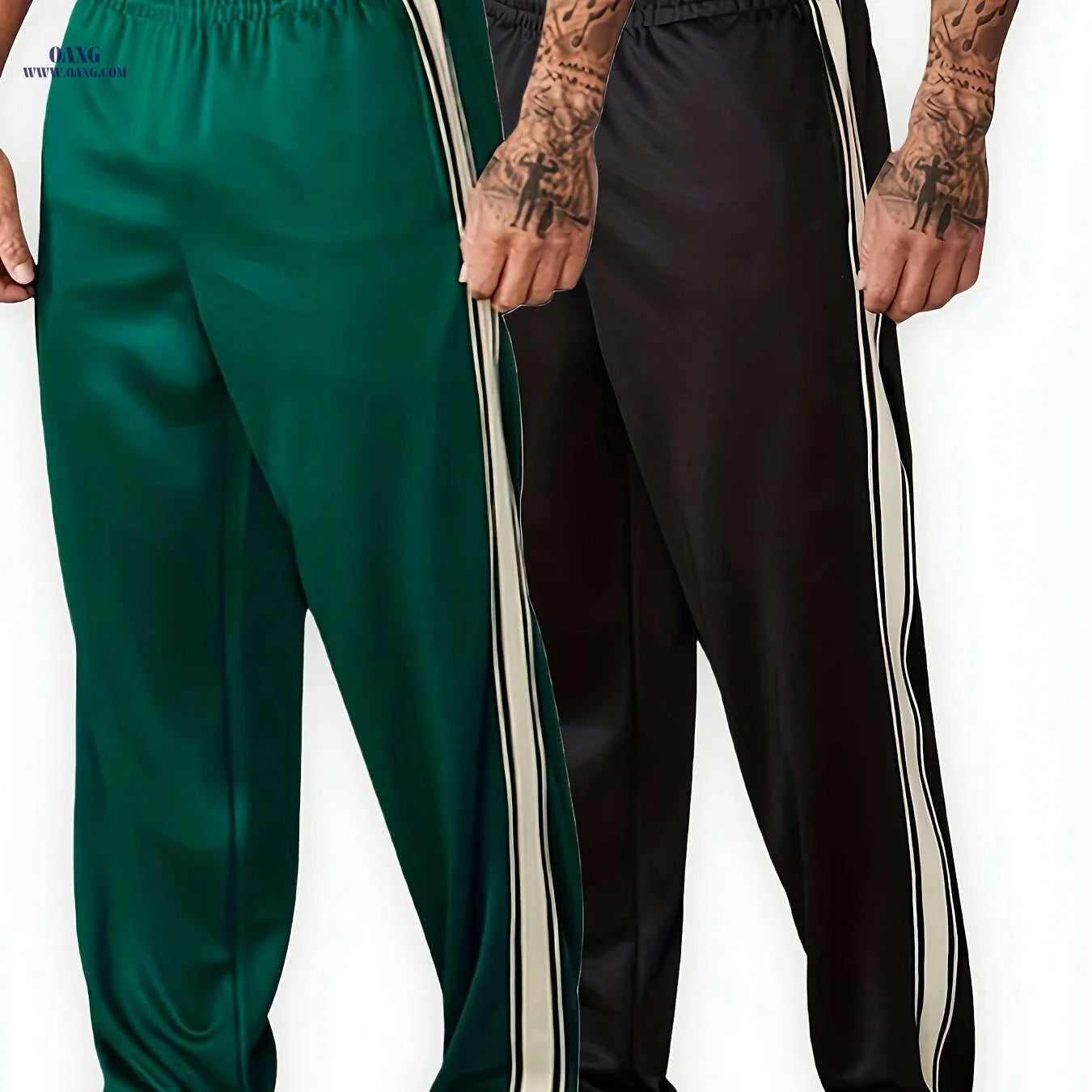 Lightweight Men's Casual Sweatpants - Comfy Loose Fit for Sports   OAXG 