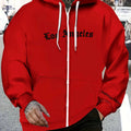 Lightweight Red Hoodie for Men - Durable, Comfortable Fit for Casual Wear   OAXG 
