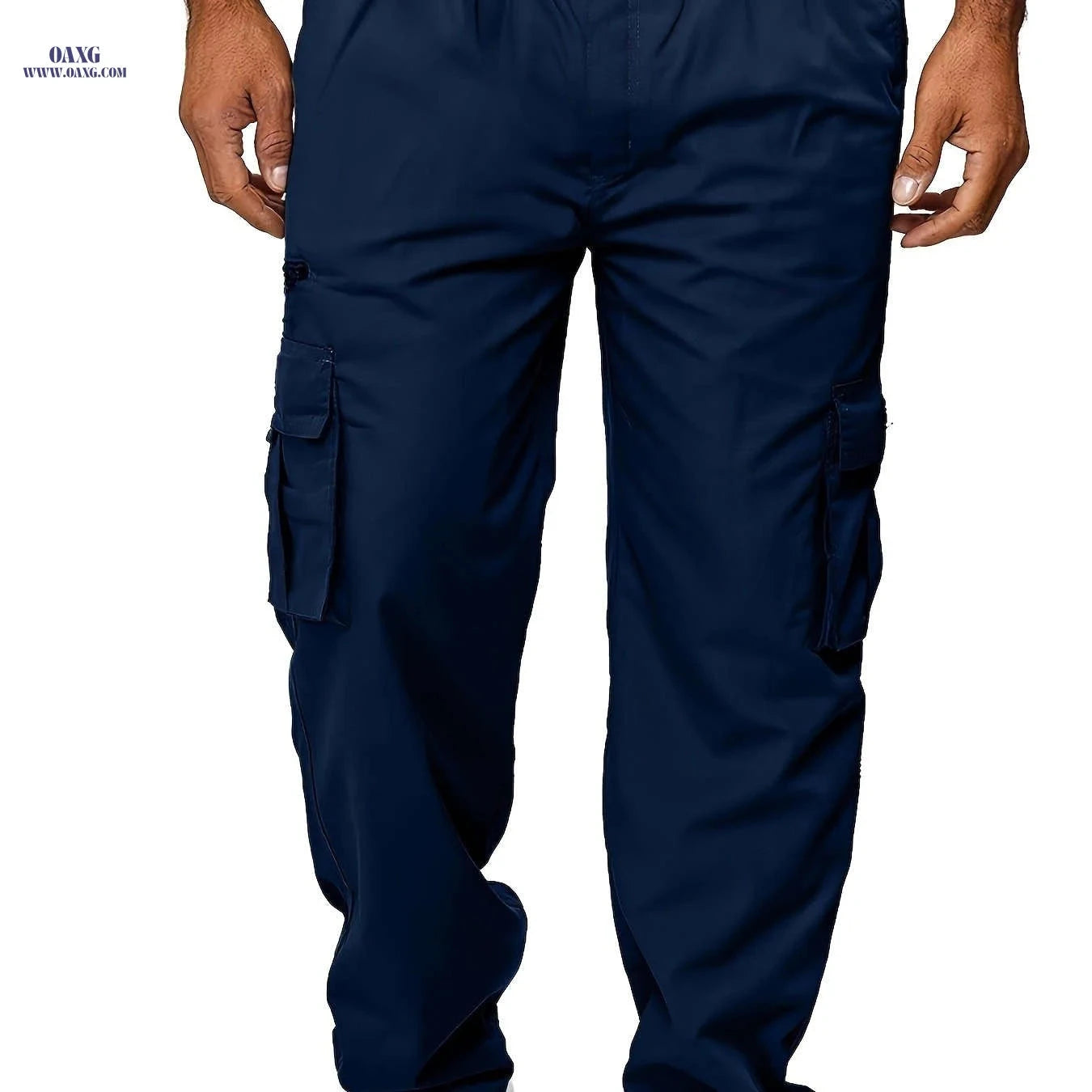 Lightweight Summer Cargo Pants for Men - Breathable, Casual Fit Olive Green   OAXG 