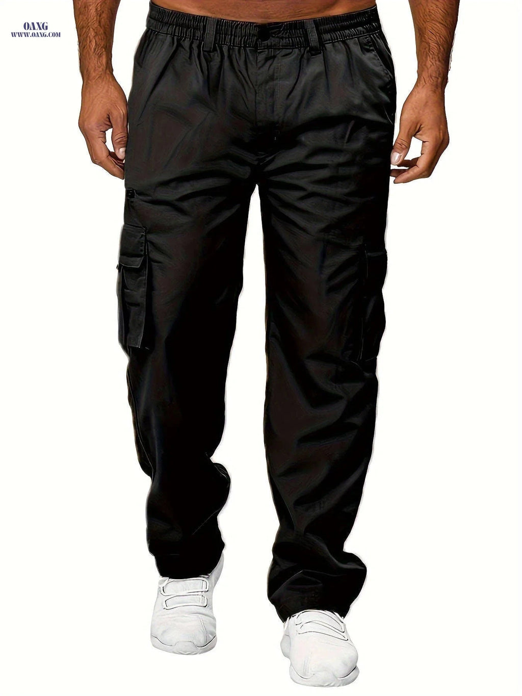 Lightweight Summer Cargo Pants for Men - Breathable, Casual Fit Olive Green   OAXG 