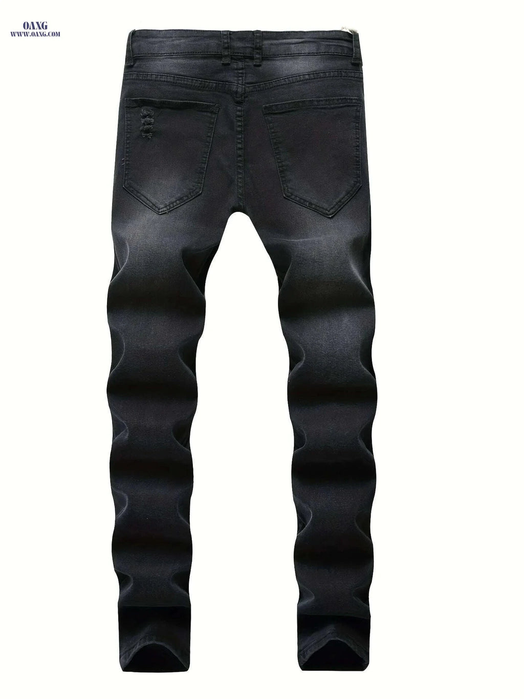 LONGBIDA Men's Skinny Ripped Denim Jeans - Casual Stretch Trousers   OAXG 