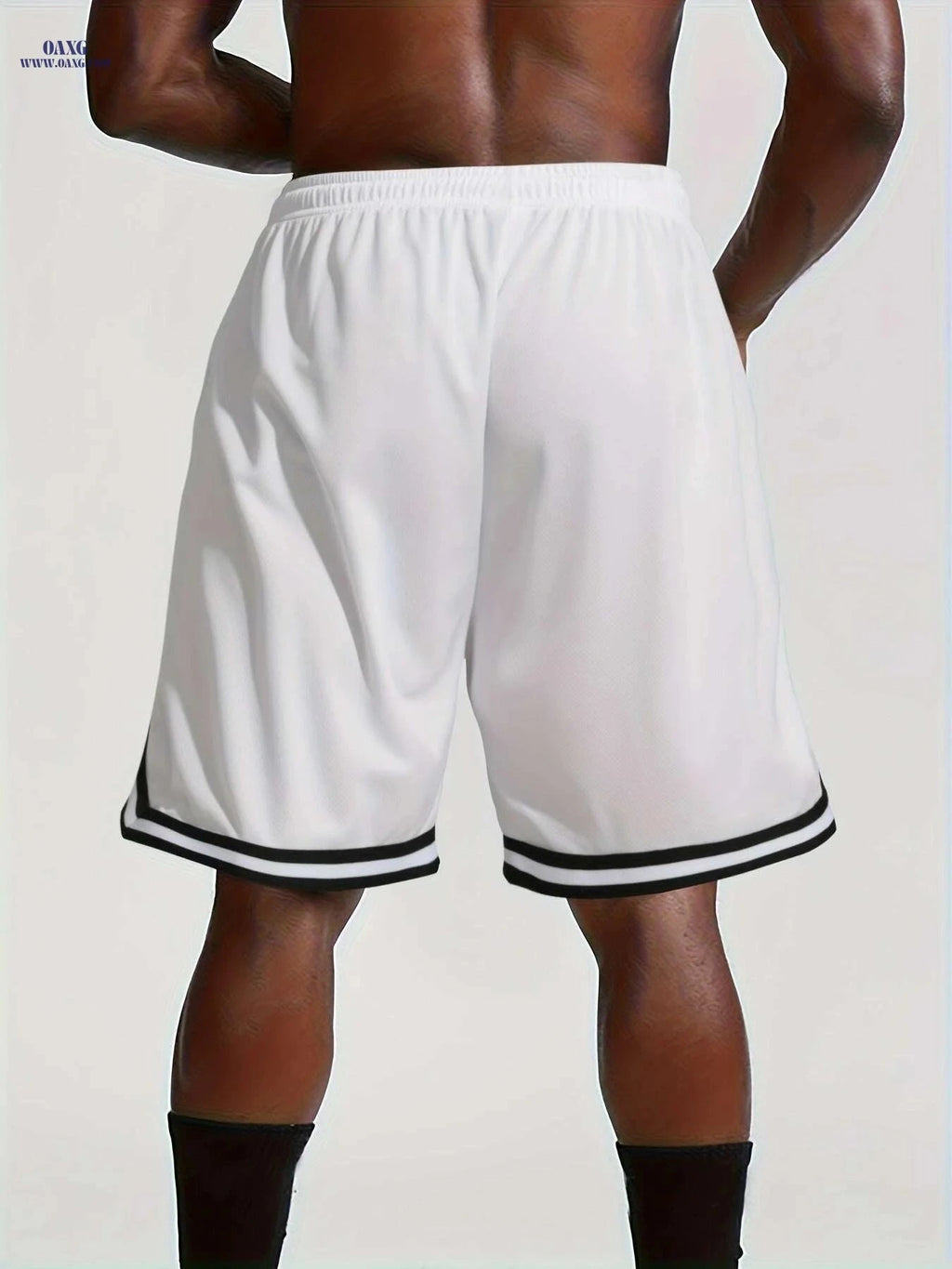 LOS ANGELES Men's Basketball Shorts - Lightweight, Breathable & Printed   OAXG Black / S