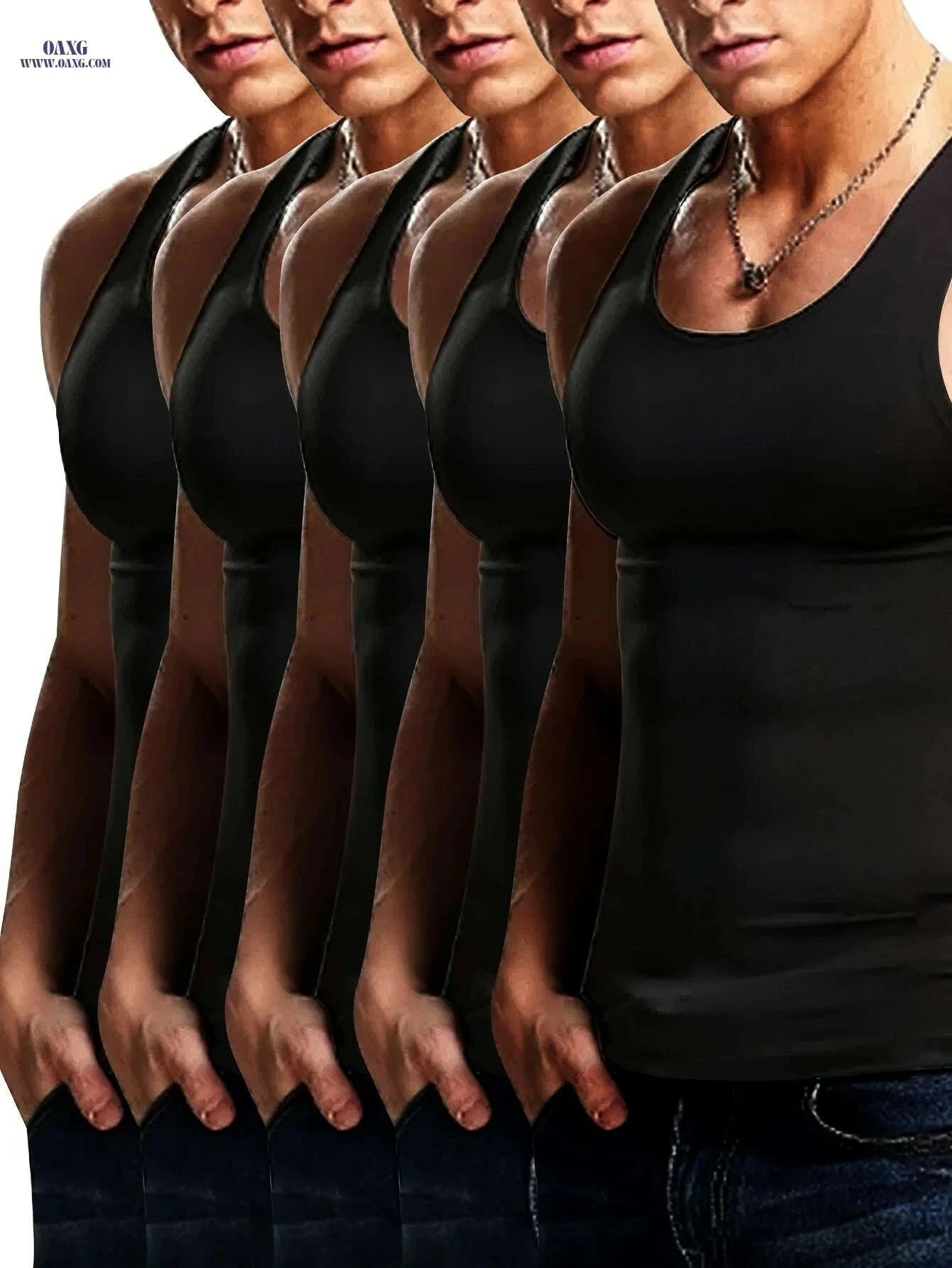 MBD Men's Quick Dry Tank Top - Moisture-Wicking Athletic Vest   OAXG Black / S