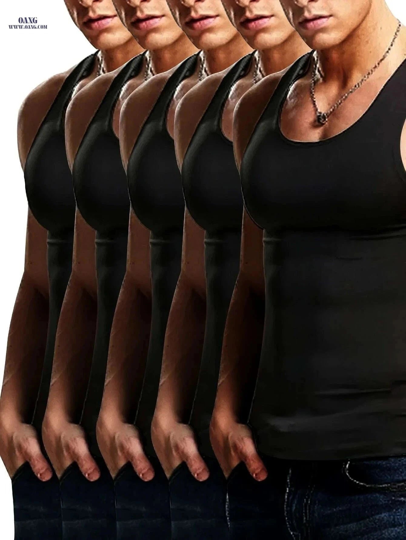 MBD Men's Quick Dry Tank Top - Moisture-Wicking Athletic Vest   OAXG Black / S