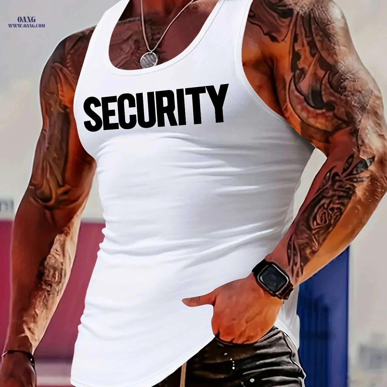 MBD Men's Trendy Slim Fit Tank Top - Stylish Sleeveless Vest   OAXG Black / S