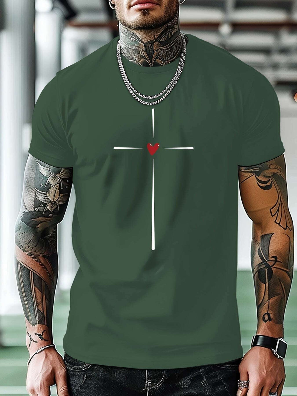 mbdmbd-casual-men-s-short-sleeve-t-shirt-cross-heart-print-oaxg-369