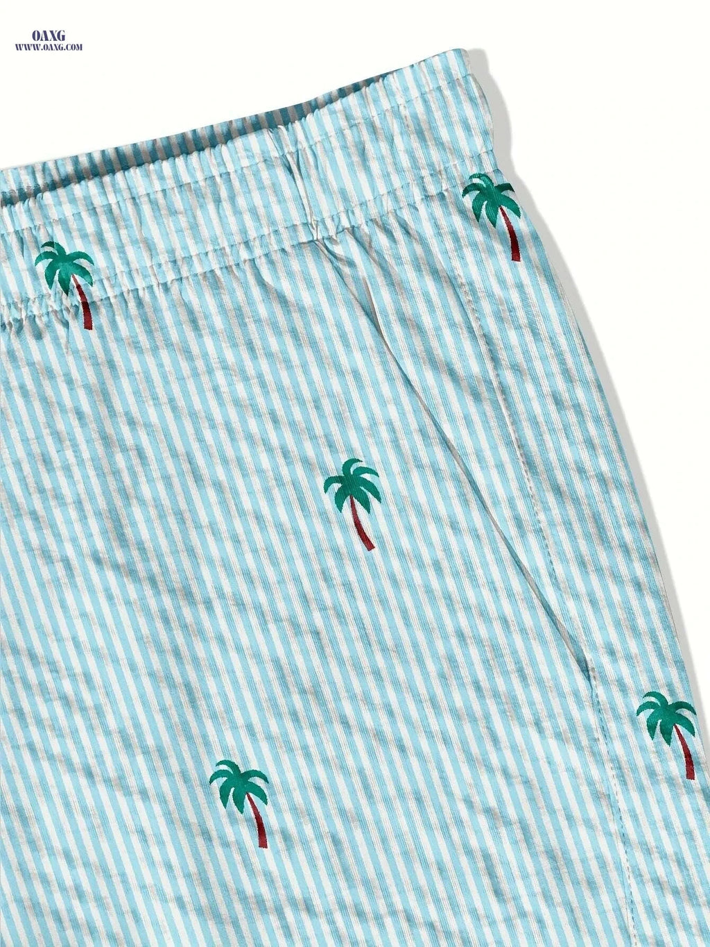 Men's 2-in-1 Tropical Print Beach Shorts - Quick-Dry Casual Trunks   OAXG 